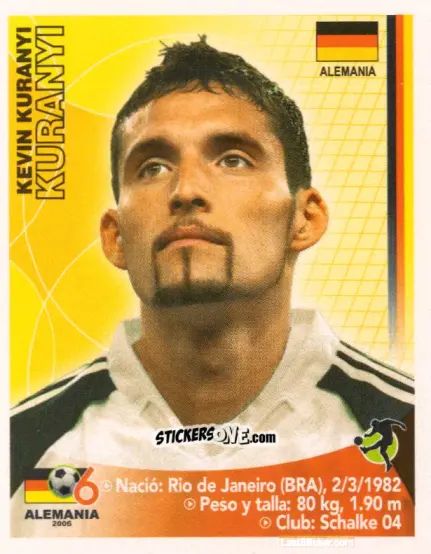 Sticker Kevin Kuranyi - Mundial Alemania 2006 n. 23 - Navarrete