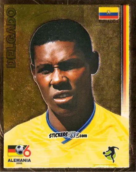 Sticker Agustín Delgado - Mundial Alemania 2006 n. 41 - Navarrete