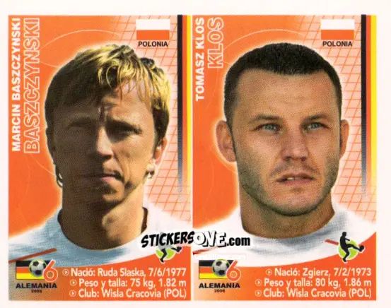 Sticker Marcin Baszczynski / Tomasz Klos - Mundial Alemania 2006 n. 49 - Navarrete