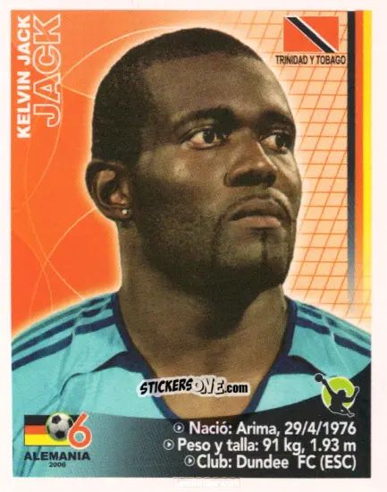 Sticker Kelvin Jack - Mundial Alemania 2006 n. 84 - Navarrete