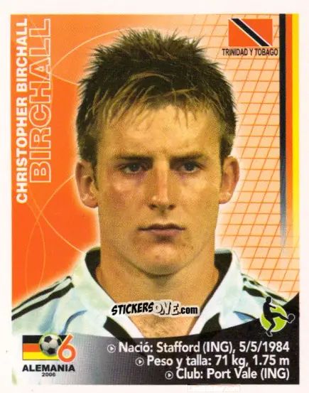 Sticker Chris Birchall - Mundial Alemania 2006 n. 89 - Navarrete