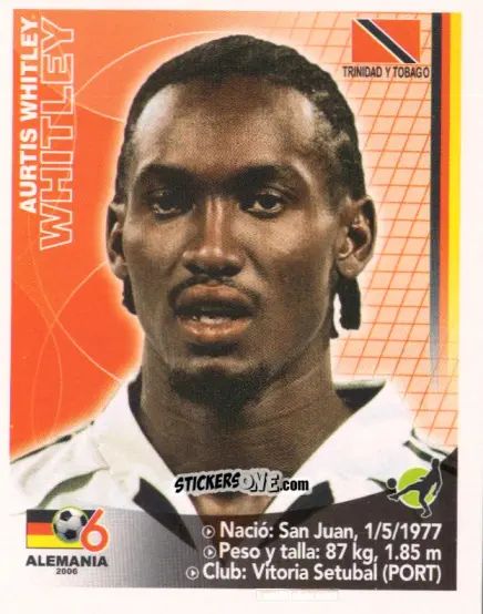 Sticker Aurtis Whitley - Mundial Alemania 2006 n. 90 - Navarrete