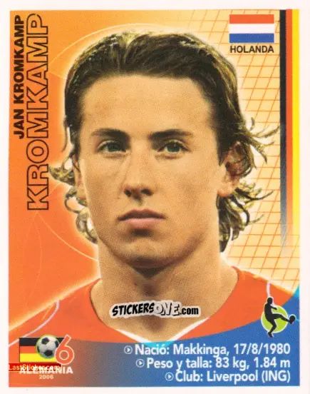 Sticker Jan Kromkamp - Mundial Alemania 2006 n. 143 - Navarrete