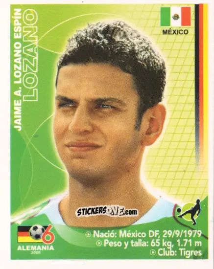 Sticker Jaime Lozano - Mundial Alemania 2006 n. 181 - Navarrete