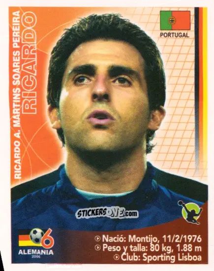 Sticker Ricardo - Mundial Alemania 2006 n. 192 - Navarrete