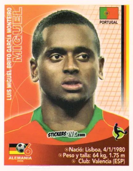Sticker Miguel - Mundial Alemania 2006 n. 197 - Navarrete