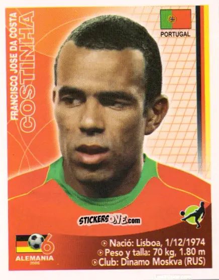 Sticker Costinha - Mundial Alemania 2006 n. 200 - Navarrete