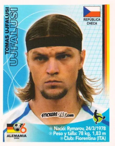 Sticker Tomas Ujfalusi - Mundial Alemania 2006 n. 247 - Navarrete