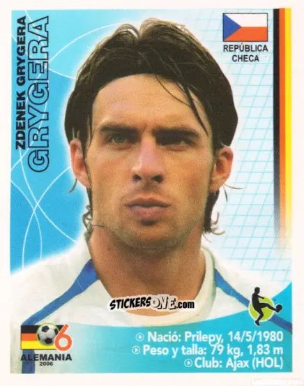 Sticker Zdenek Grygera - Mundial Alemania 2006 n. 248 - Navarrete