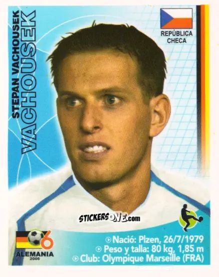 Sticker Stepan Vachousek - Mundial Alemania 2006 n. 253 - Navarrete