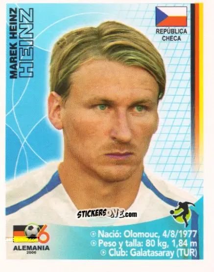 Sticker Marek Heinz - Mundial Alemania 2006 n. 261 - Navarrete