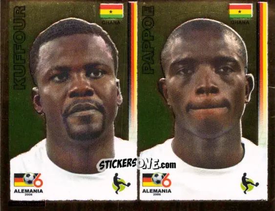 Sticker Samuel Kuffour / Emmanuel Pappoe - Mundial Alemania 2006 n. 273 - Navarrete