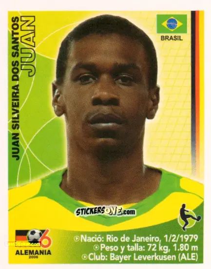 Sticker Juan - Mundial Alemania 2006 n. 287 - Navarrete