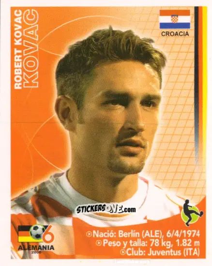 Sticker Robert Kovac - Mundial Alemania 2006 n. 304 - Navarrete