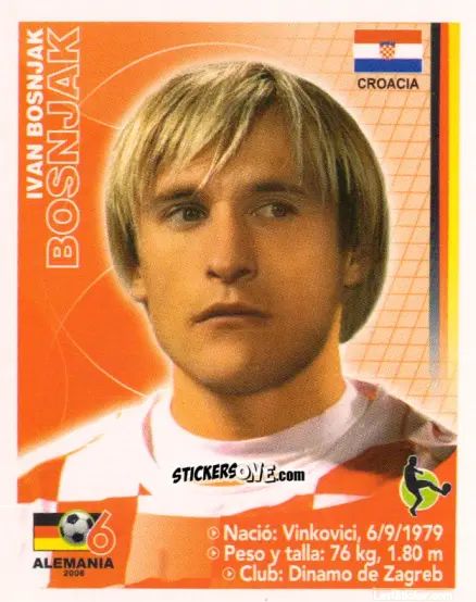 Sticker Ivan Bosnjak - Mundial Alemania 2006 n. 305 - Navarrete