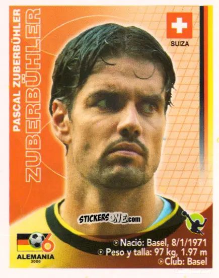 Sticker Pascal Zuberbühler - Mundial Alemania 2006 n. 354 - Navarrete