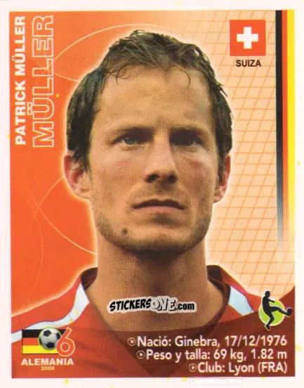 Sticker Patrick Müller - Mundial Alemania 2006 n. 355 - Navarrete