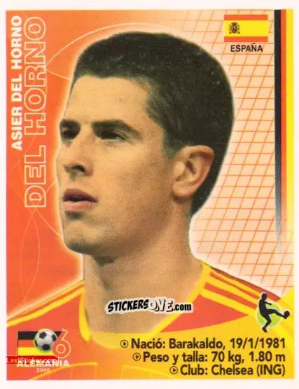 Sticker Asier Del Horno - Mundial Alemania 2006 n. 395 - Navarrete