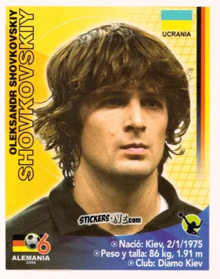 Sticker Oleksandr Shovkovskiy - Mundial Alemania 2006 n. 408 - Navarrete