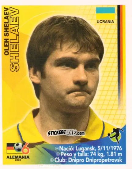 Sticker Oleh Shelayev - Mundial Alemania 2006 n. 419 - Navarrete