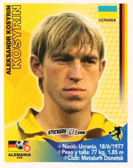 Sticker Oleksandr Kosyrin - Mundial Alemania 2006 n. 421 - Navarrete