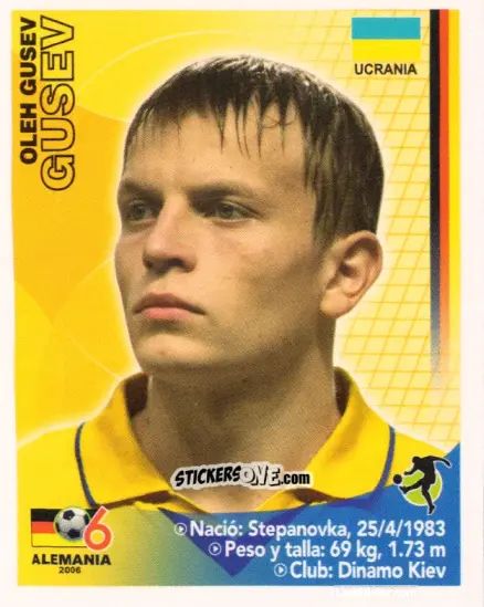 Sticker Oleh Gusev - Mundial Alemania 2006 n. 422 - Navarrete