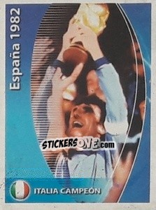 Sticker España 1982 - Italia Campeón - Mundial Alemania 2006. Ediciòn Extraordinaria n. 1 - Navarrete