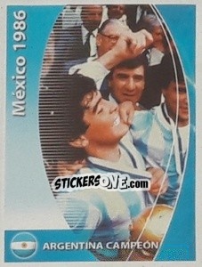 Sticker México 1986 - Argentina Campeón - Mundial Alemania 2006. Ediciòn Extraordinaria n. 2 - Navarrete