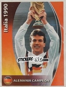 Sticker Italia 1990 - Alemania Campeón - Mundial Alemania 2006. Ediciòn Extraordinaria - Navarrete