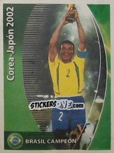 Sticker Corea-Japón 2002 - Brasil Campeón