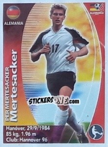 Sticker Per Mertesacker - Mundial Alemania 2006. Ediciòn Extraordinaria - Navarrete