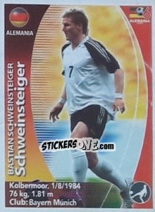 Figurina Bastian Schweinsteiger - Mundial Alemania 2006. Ediciòn Extraordinaria - Navarrete