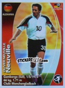 Sticker Oliver Neuville - Mundial Alemania 2006. Ediciòn Extraordinaria - Navarrete