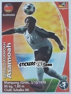 Sticker Gerald Asamoah - Mundial Alemania 2006. Ediciòn Extraordinaria - Navarrete