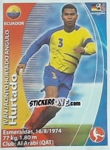 Figurina Iván Hurtado - Mundial Alemania 2006. Ediciòn Extraordinaria - Navarrete