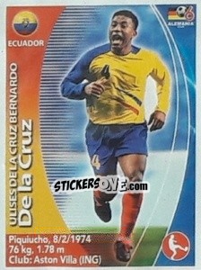 Sticker Ulises De La Cruz - Mundial Alemania 2006. Ediciòn Extraordinaria n. 28 - Navarrete