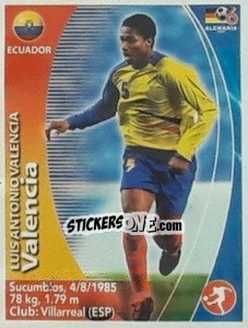 Cromo Antonio Valencia