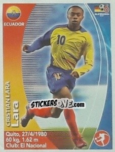 Sticker Christian Lara - Mundial Alemania 2006. Ediciòn Extraordinaria n. 36 - Navarrete