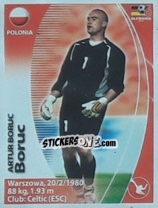 Sticker Artur Boruc - Mundial Alemania 2006. Ediciòn Extraordinaria n. 41 - Navarrete