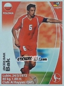 Sticker Jacek Bak - Mundial Alemania 2006. Ediciòn Extraordinaria - Navarrete