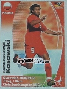Sticker Kamil Kosowski - Mundial Alemania 2006. Ediciòn Extraordinaria n. 49 - Navarrete