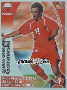 Sticker Damian Gorawski - Mundial Alemania 2006. Ediciòn Extraordinaria - Navarrete