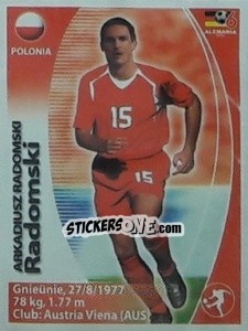 Sticker Arkadiusz Radomski - Mundial Alemania 2006. Ediciòn Extraordinaria n. 54 - Navarrete