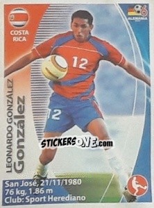 Sticker Leonardo González - Mundial Alemania 2006. Ediciòn Extraordinaria - Navarrete