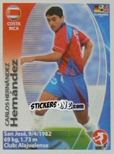 Sticker Carlos Hernández - Mundial Alemania 2006. Ediciòn Extraordinaria n. 66 - Navarrete