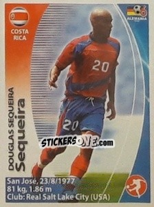 Sticker Douglas Sequeira - Mundial Alemania 2006. Ediciòn Extraordinaria n. 69 - Navarrete