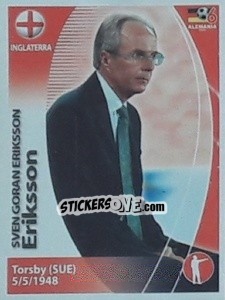 Cromo Sven-Göran Eriksson - Mundial Alemania 2006. Ediciòn Extraordinaria - Navarrete