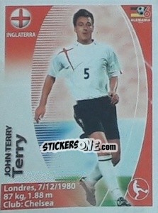 Sticker John Terry - Mundial Alemania 2006. Ediciòn Extraordinaria - Navarrete