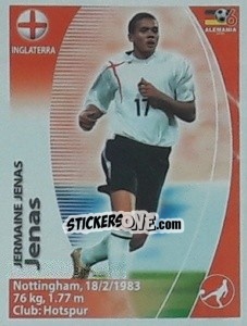 Cromo Jermaine Jenas - Mundial Alemania 2006. Ediciòn Extraordinaria - Navarrete