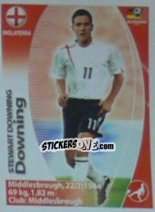 Sticker Stewart Downing - Mundial Alemania 2006. Ediciòn Extraordinaria - Navarrete